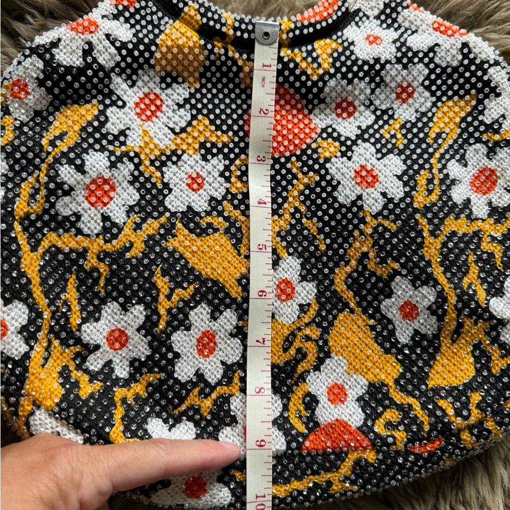 Vintage Floral Beaded Bag - Picture 7 of 10